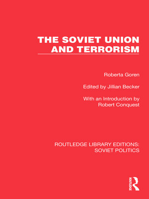 cover image of The Soviet Union and Terrorism
